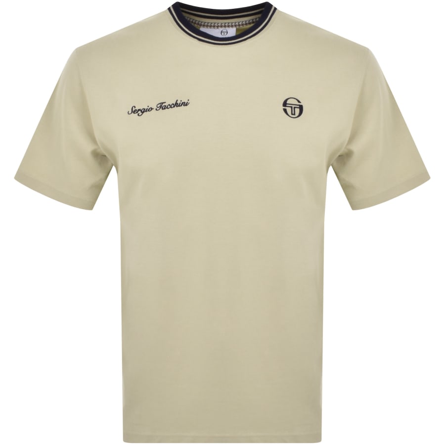 Sergio Tacchini Gobert T Shirt Beige Mainline Menswear United States